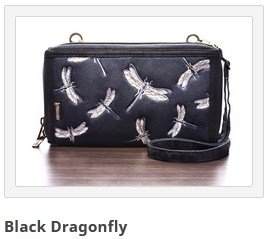 dompet mokamula black dragonfly