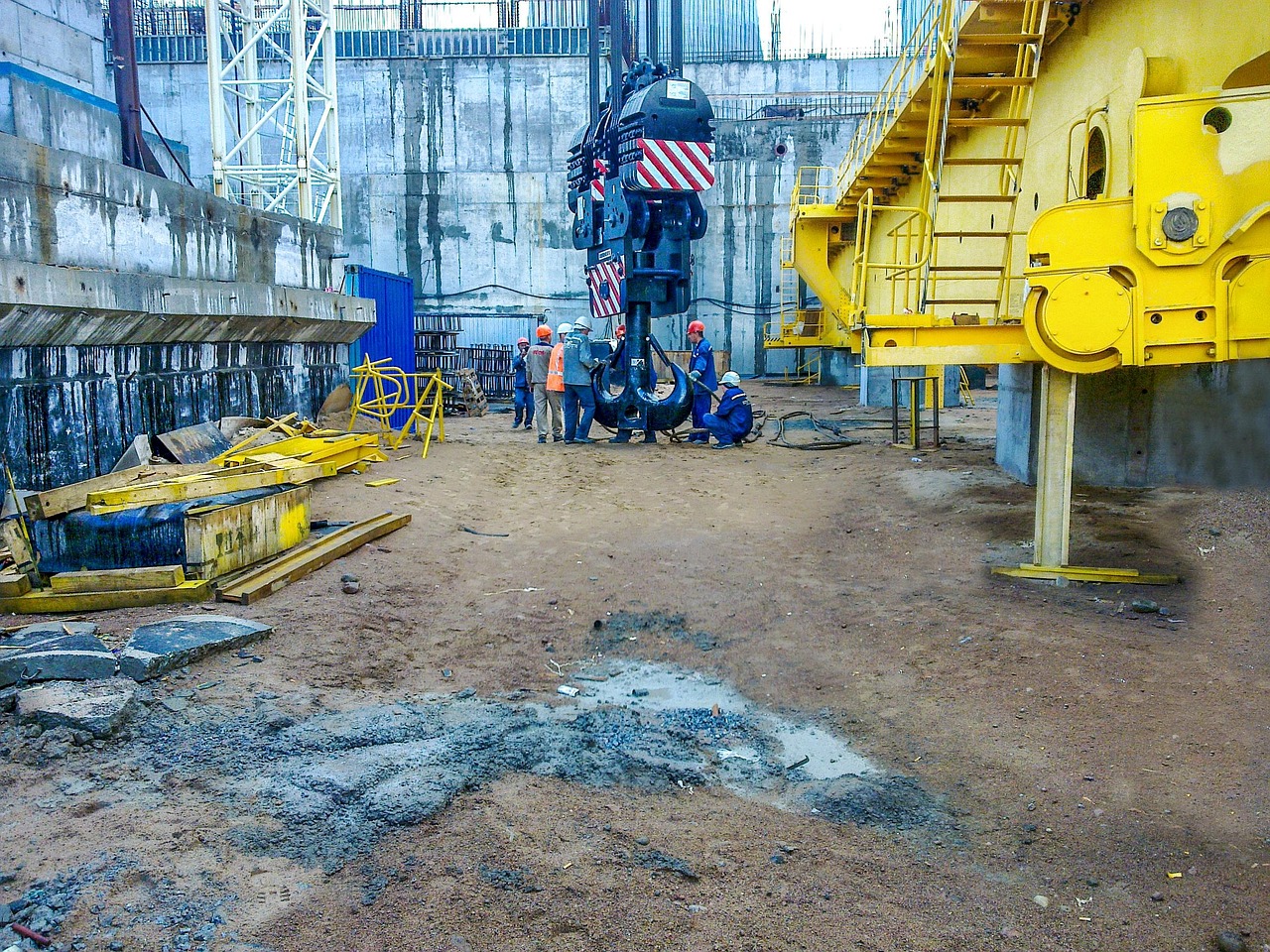 Foundation and structural concrete repair work