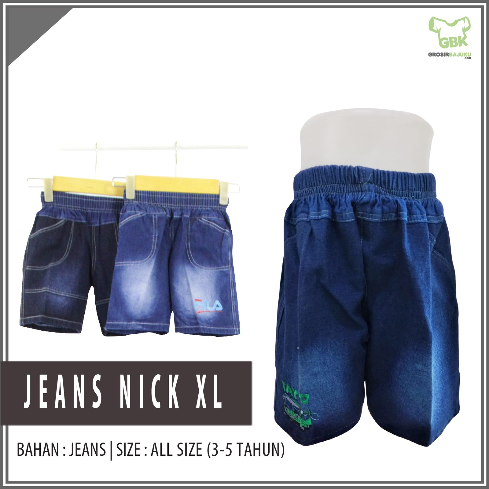 Distributor Jeans Nick XL Murah